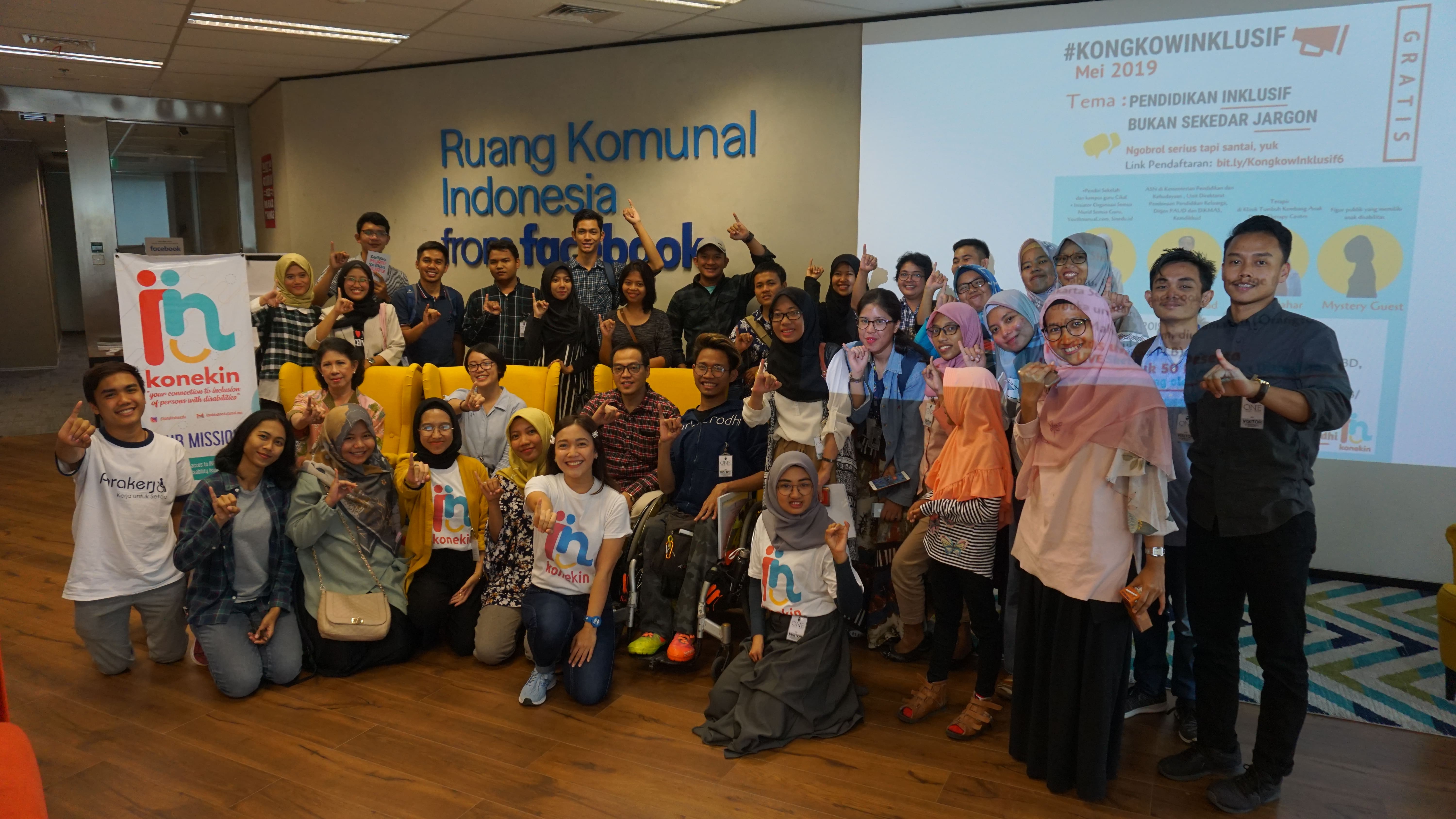kongkow inklusif di kantor facebook