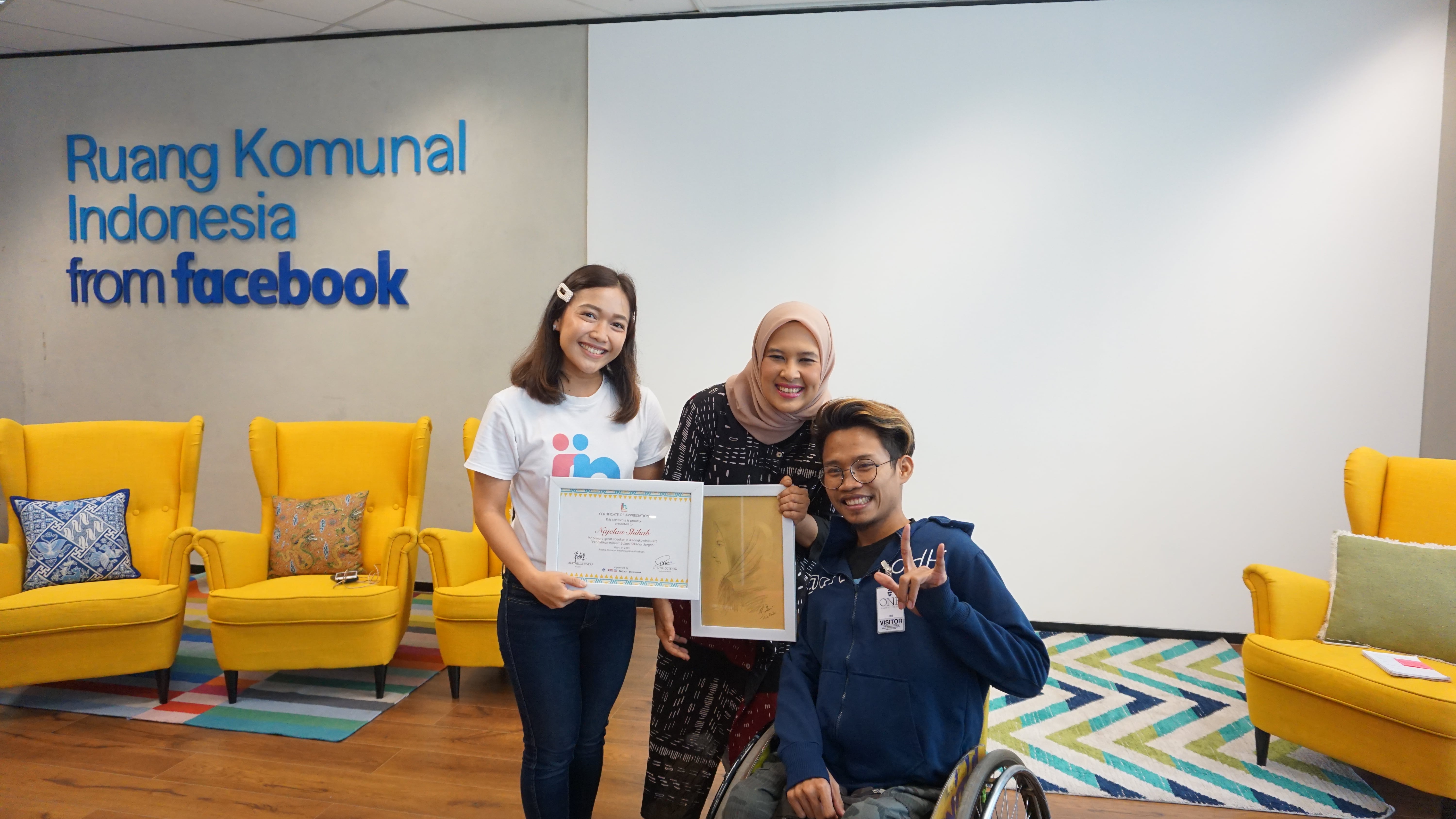 kongkow inklusif di kantor facebook