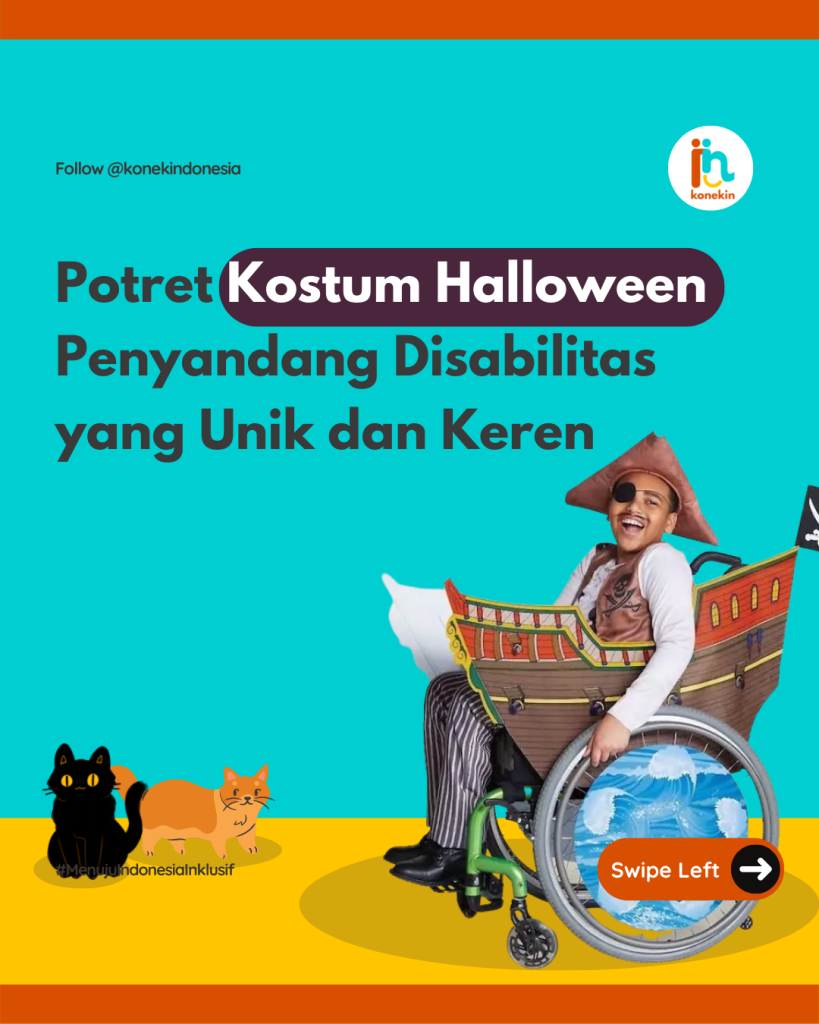 Potret Kostum Halloween Penyandang Disabilitas yang Unik dan Keren